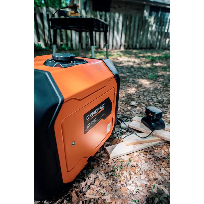 Generac iQ3500 Inverter Generator, 3500 Surge Watts, 3000 Rated Watts, Electric Start, Model# 7127