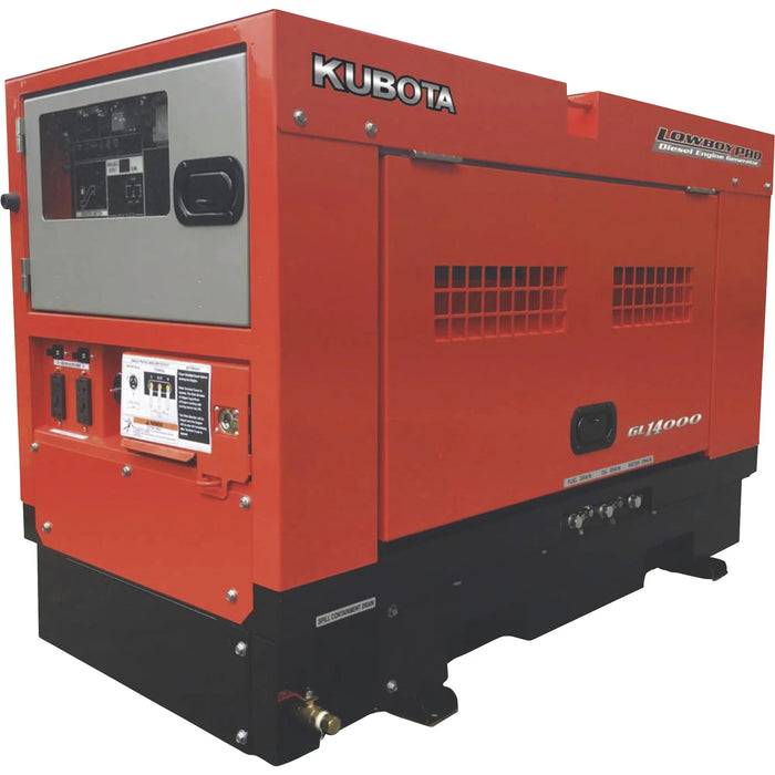 Kubota LowboyPro GL14000 Diesel Generator, 14kW, Model# W0314-00000