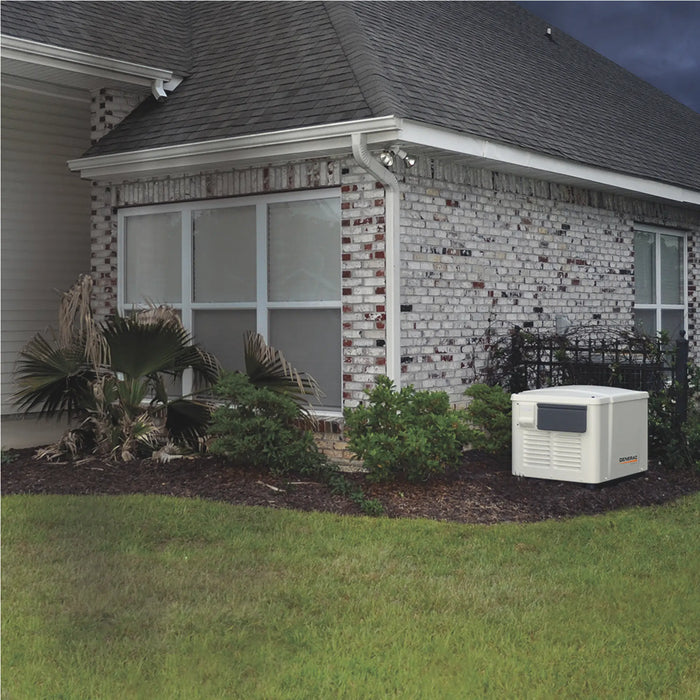 Generac 7.5kW/6kW PowerPact Home Standby Generator, Air-Cooled, Steel Enclosure, Model 6998